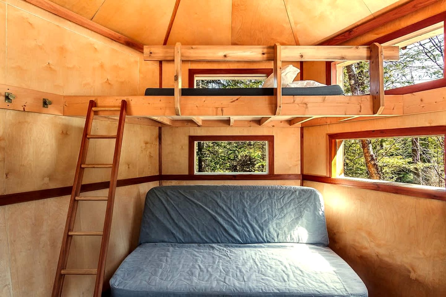 Incredible Hexagonal Pod for a Unique Glamping Escape in Nature in Harrington, Quebec