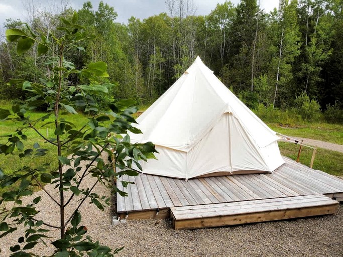 Bell Tents (Canada, Northern Bruce Peninsula, Ontario)