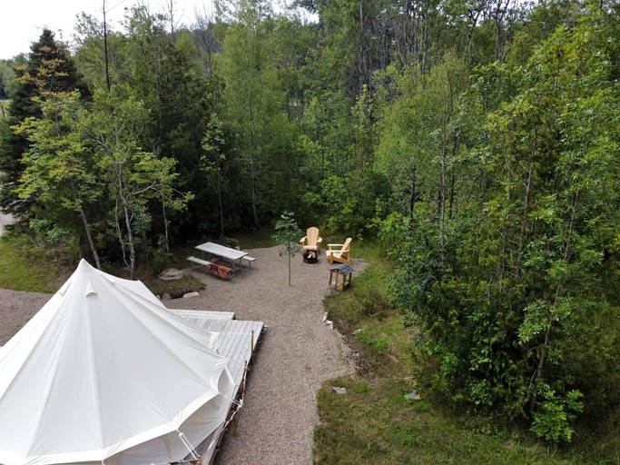 Bell Tents (Canada, Northern Bruce Peninsula, Ontario)