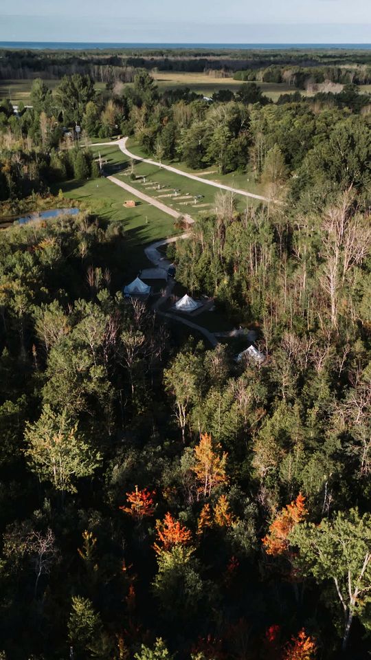 Incredible Lakefront Bell Tent with Barbecue and Fire Pit in Northern Bruce Peninsula, Ontario