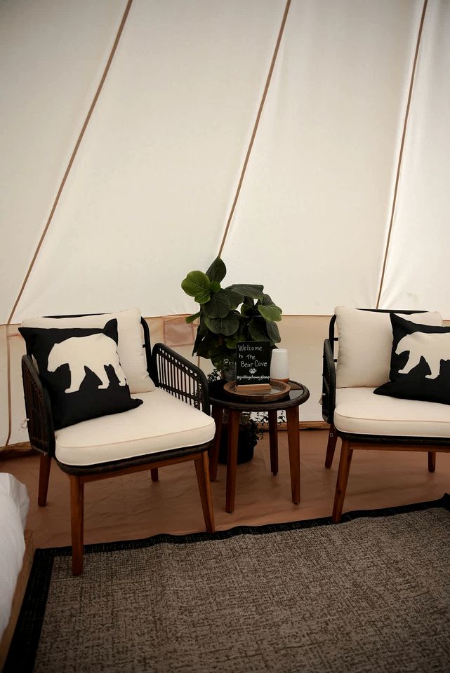 Incredible Lakefront Bell Tent with Barbecue and Fire Pit in Northern Bruce Peninsula, Ontario