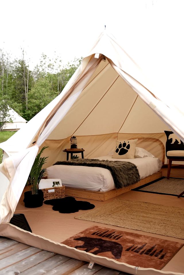 Incredible Lakefront Bell Tent with Barbecue and Fire Pit in Northern Bruce Peninsula, Ontario