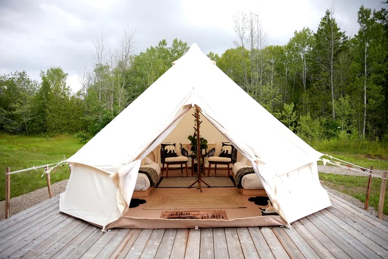 Bell Tents (Canada, Northern Bruce Peninsula, Ontario)