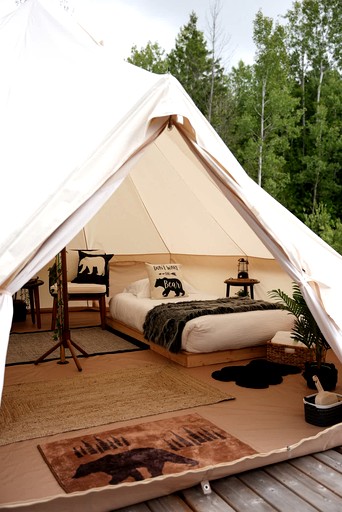 Bell Tents (Canada, Northern Bruce Peninsula, Ontario)
