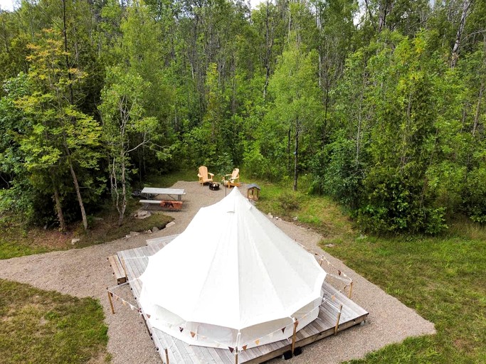 Bell Tents (Canada, Northern Bruce Peninsula, Ontario)