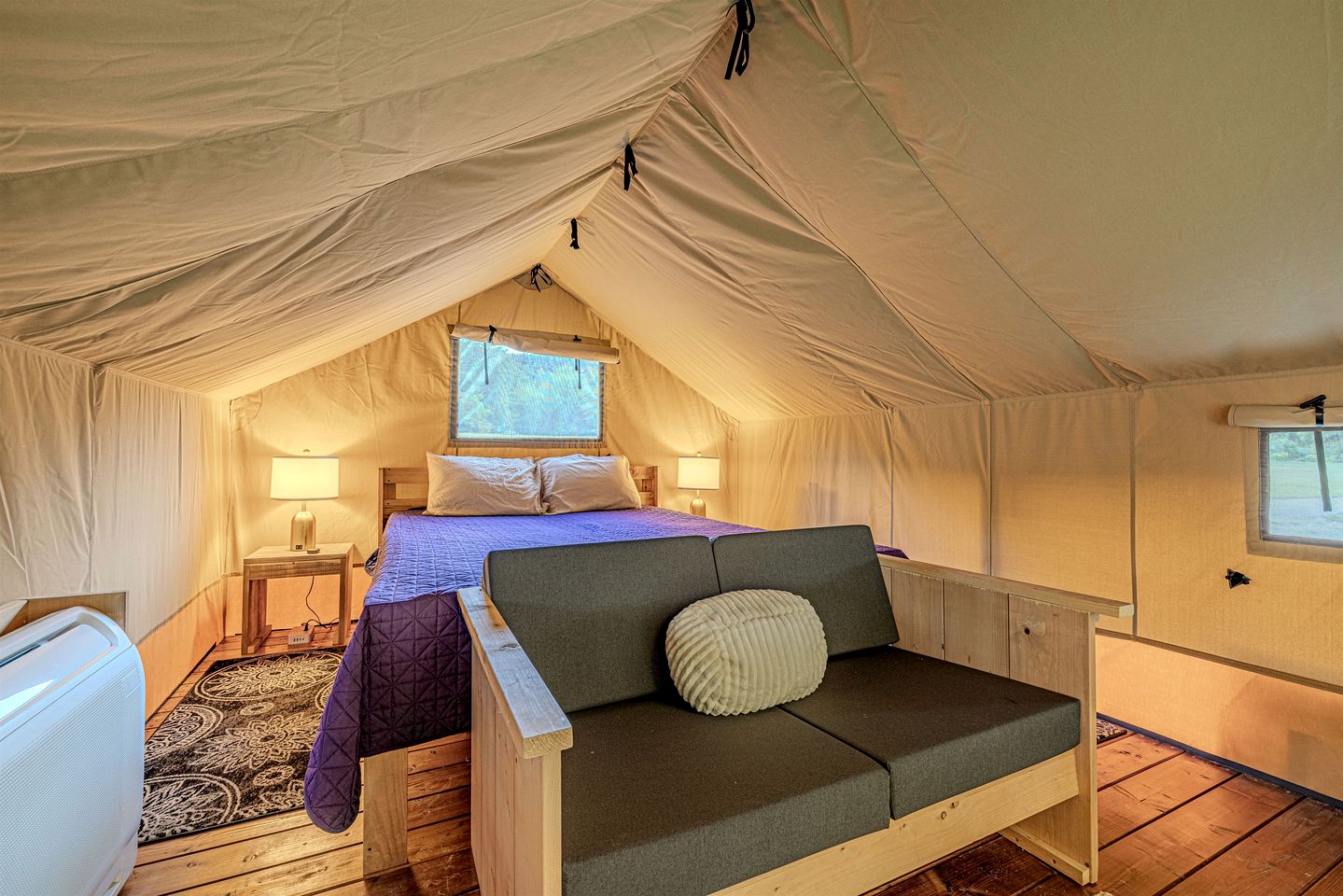 Incredible Multi-Unit Group Glamping in Safari Tents for an Amazing Outdoor Adventure with Family or Friends in Newport, Tennessee