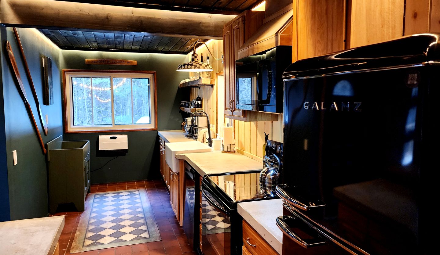 Incredible Secluded Cabin with Barrel Sauna, Fire Pit and Deck for an Unforgettable Getaway in the Finger Lakes in New York