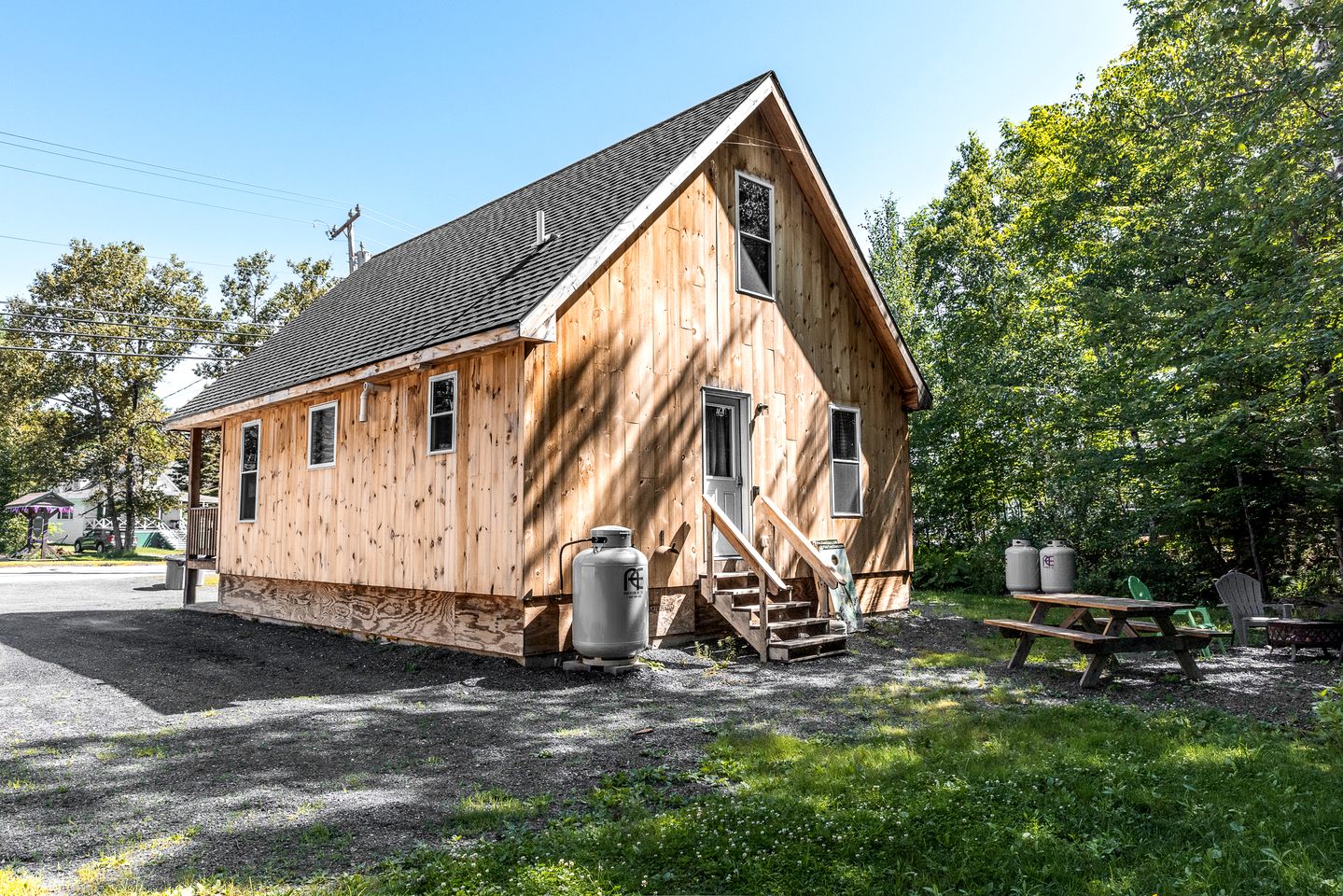 Incredible Wooden Cabin with Fire Pit and Barbecue in Greenville, Maine