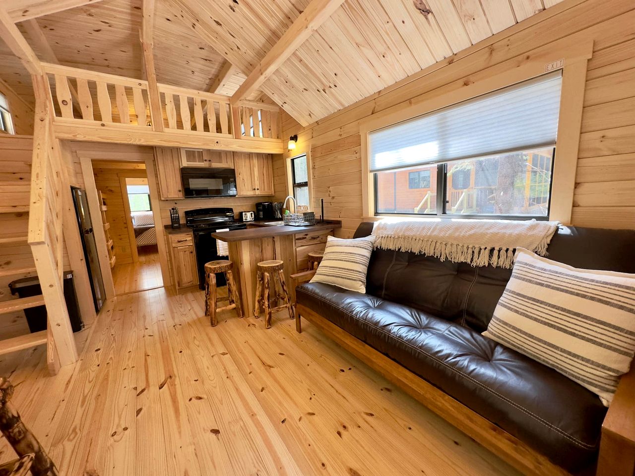 Incredible Wooden Cabin with Fire Pit and Stunning Views in Steuben, Maine