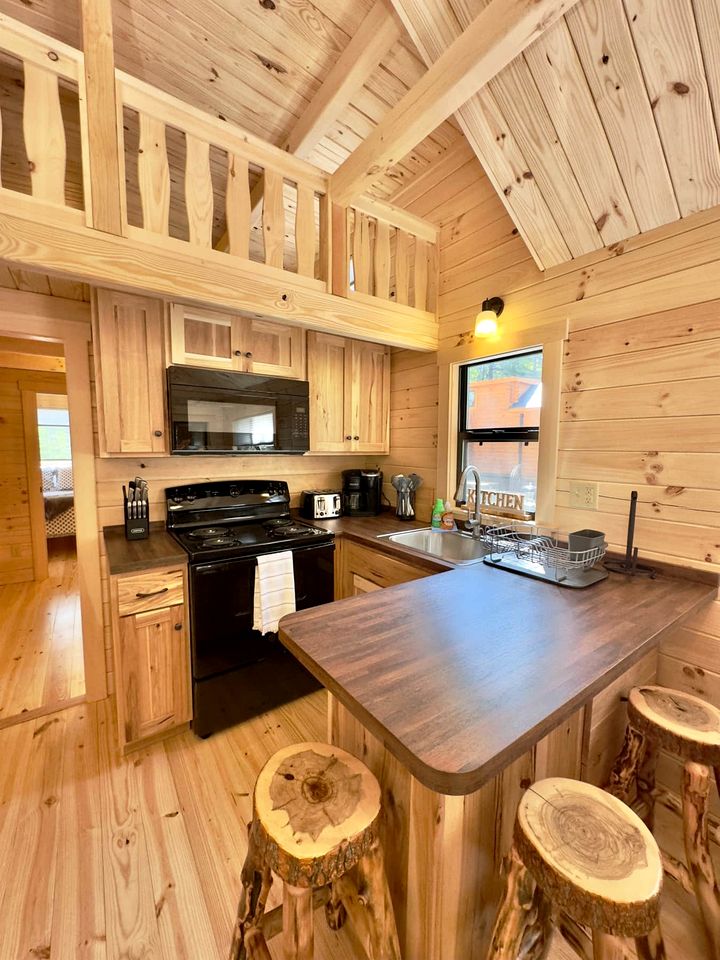 Incredible Wooden Cabin with Fire Pit and Stunning Views in Steuben, Maine