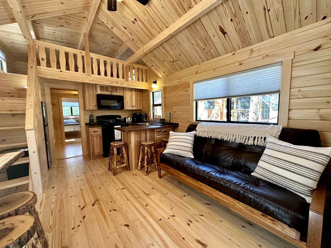 Incredible Wooden Cabin with Fire Pit and Stunning Views in Steuben, Maine