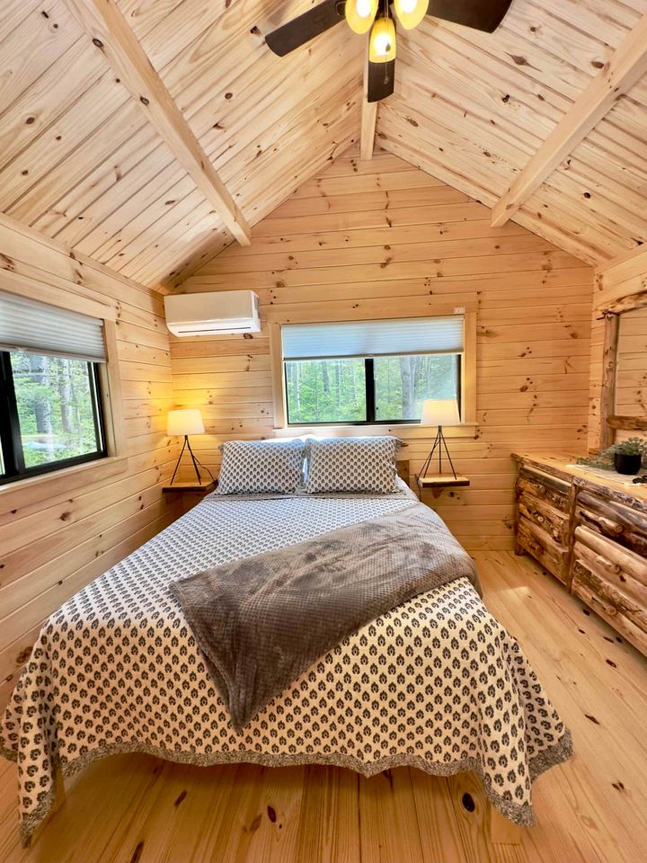 Incredible Wooden Cabin with Fire Pit and Stunning Views in Steuben, Maine