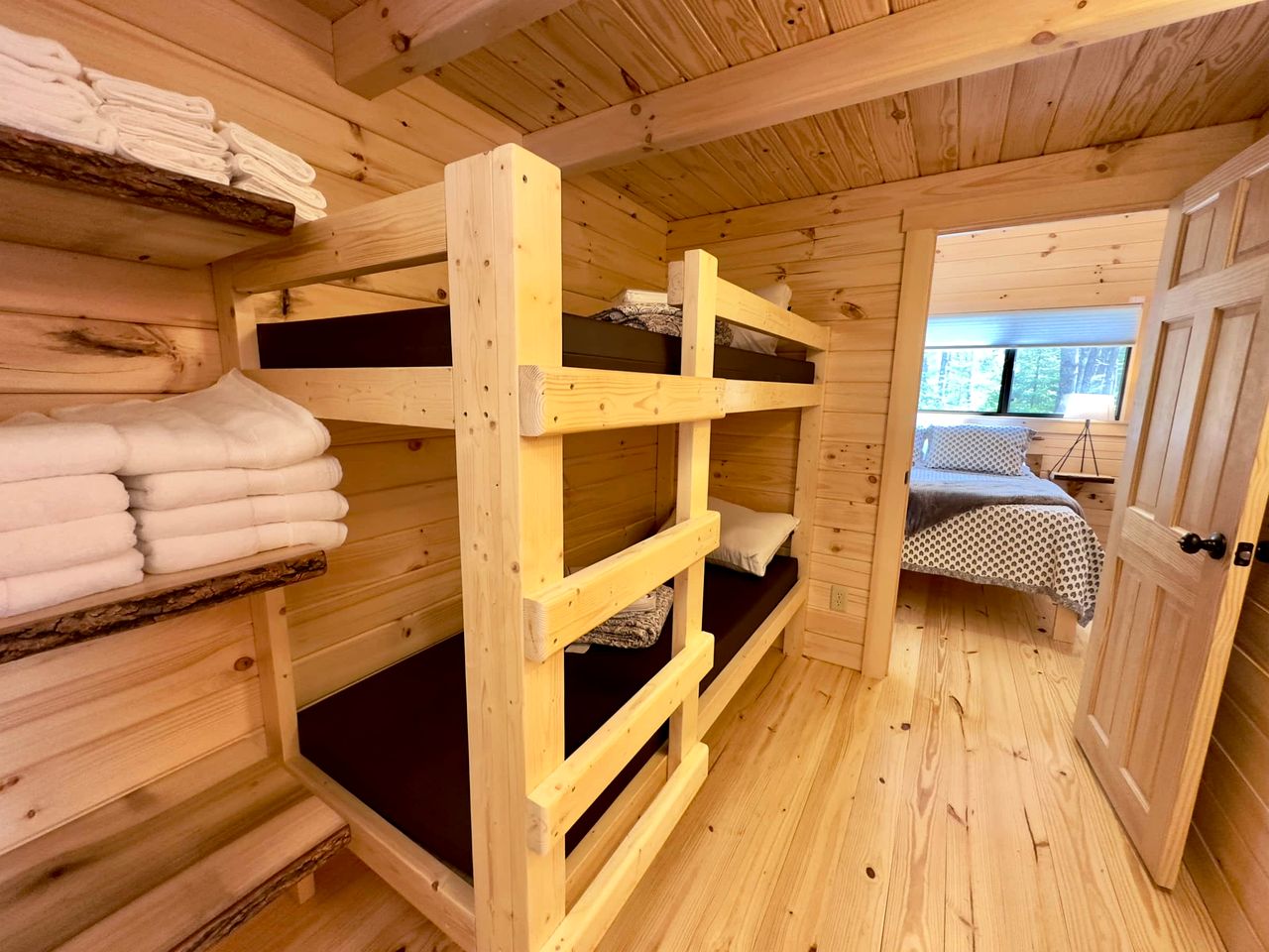 Incredible Wooden Cabin with Fire Pit and Stunning Views in Steuben, Maine