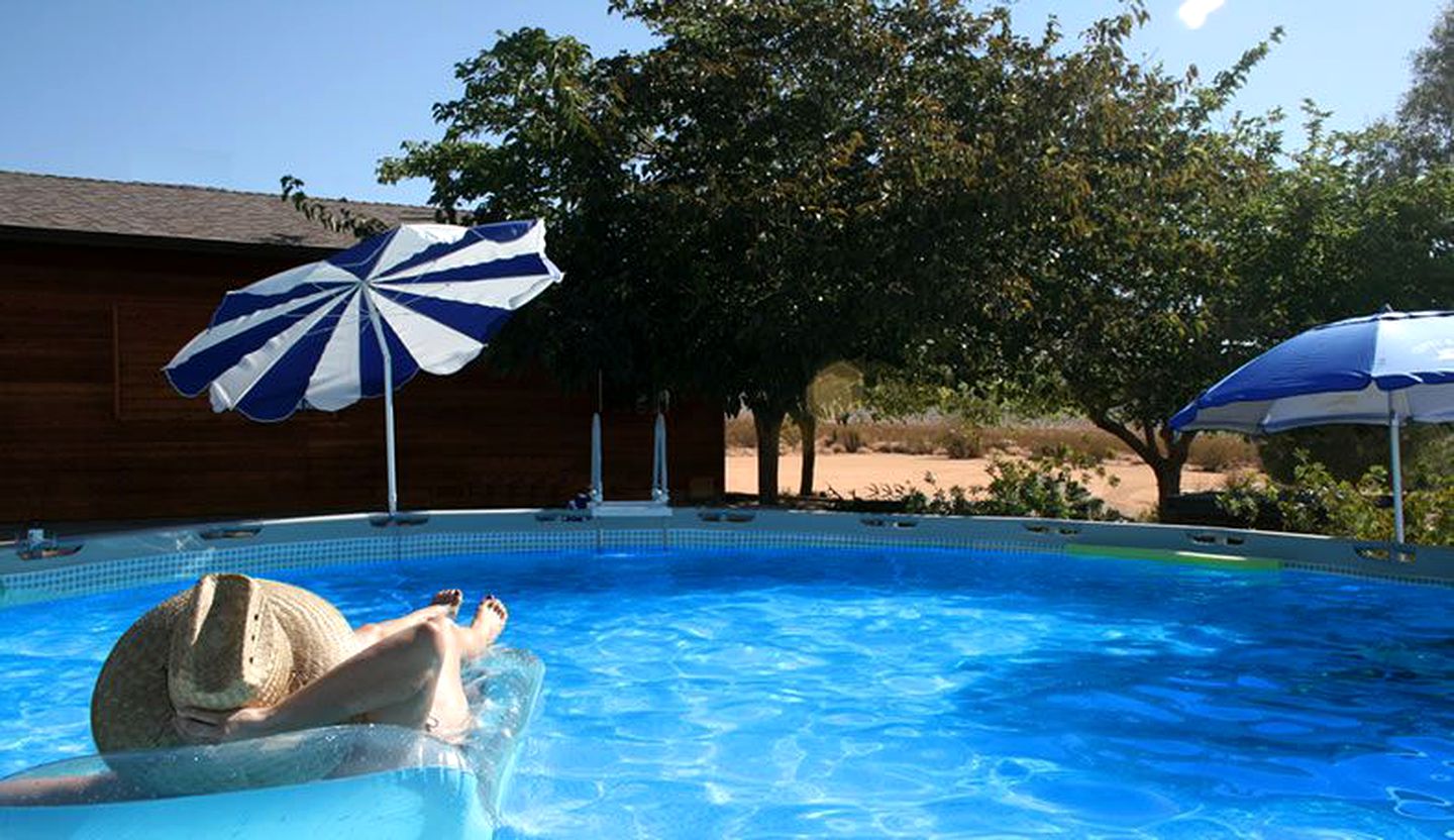 Peaceful Camping Cabin on a Ranch near Joshua Tree National Park, California