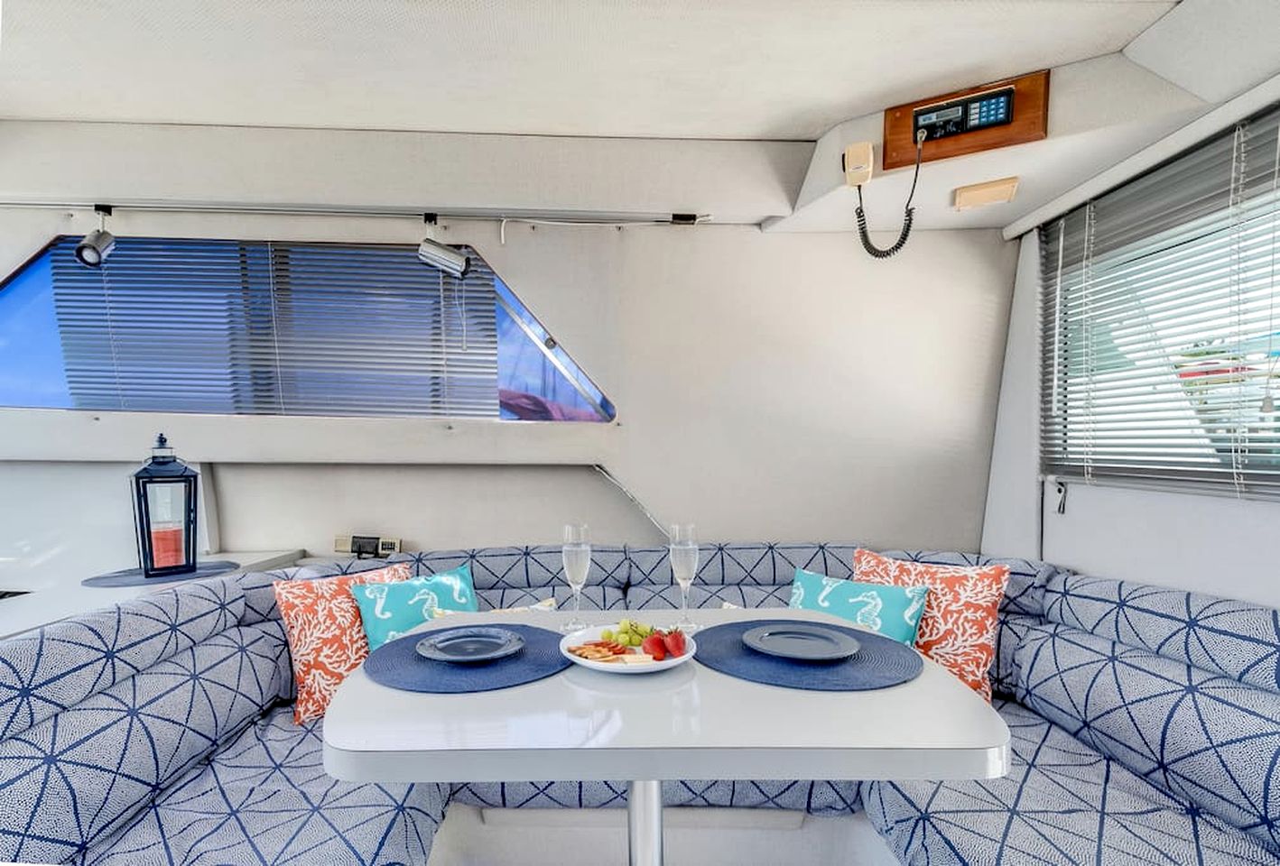 Luxurious Family-Friendly Boat Beautifully Decorated in Florida
