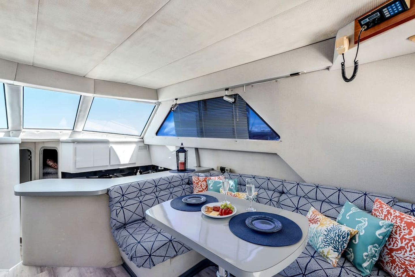 Luxurious Family-Friendly Boat Beautifully Decorated in Florida