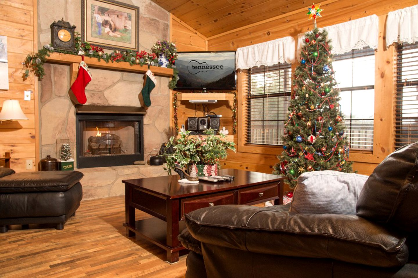 Secluded Couples' Cabin Rental with a Large Deck near Pigeon Forge, Tennessee