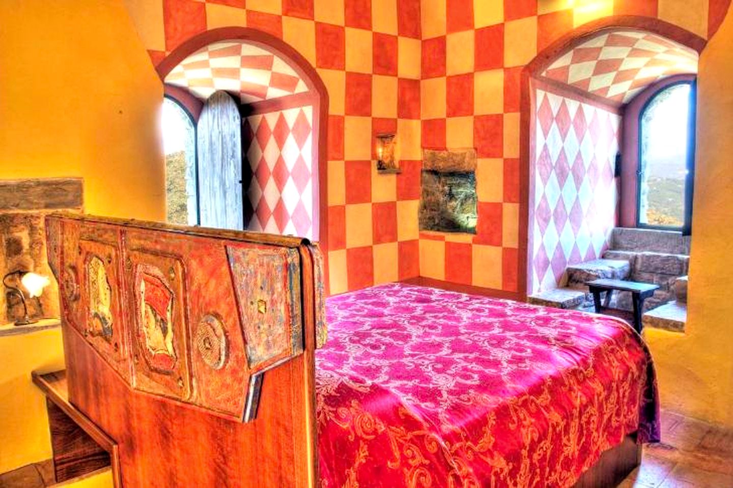 Intimate Fairytale Tower for Rent in an Authentic Medieval Castle, Italy