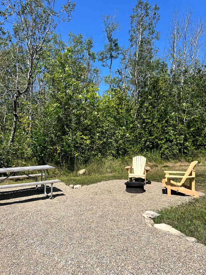 Intimate Luxurious Bell Tent with Fire Pit in Ontario