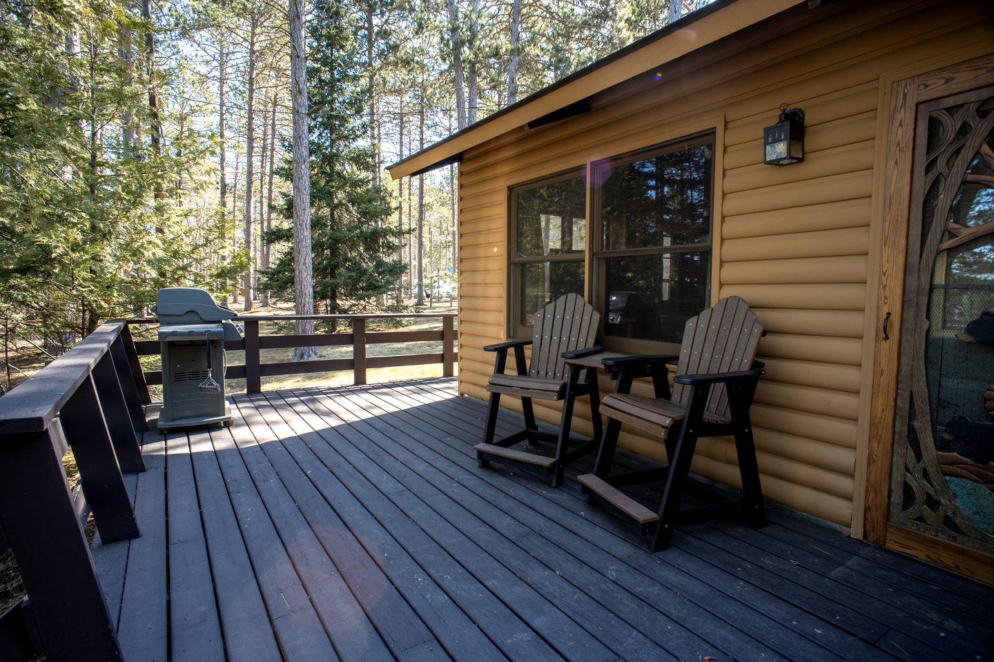 Inviting Lakeview Cabin with Wrap-Around Deck & Rock Fireplace Near Birch Lake, Babbitt, Minnesota