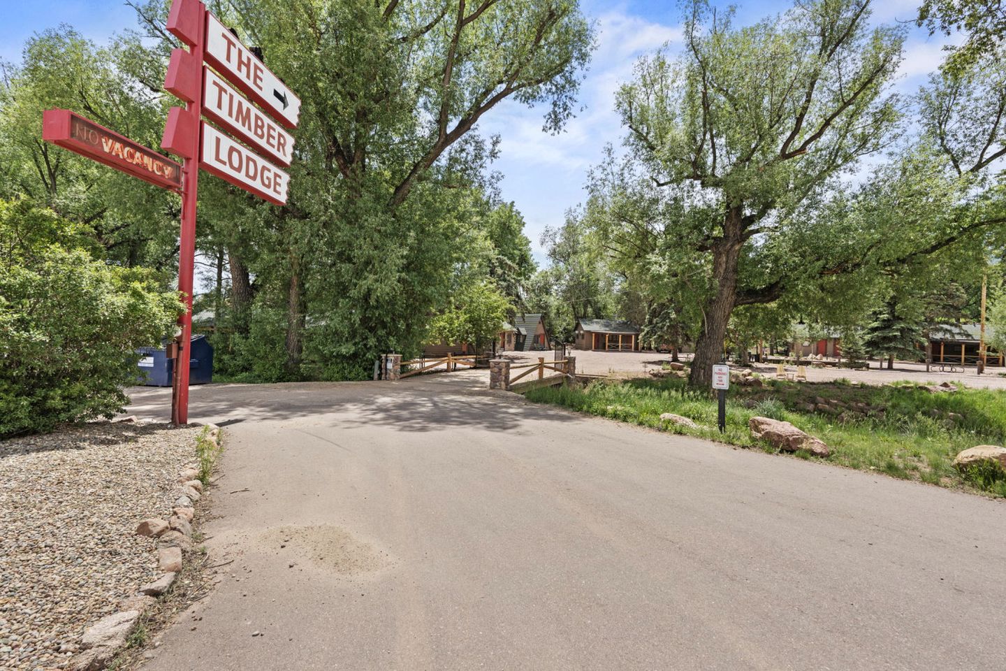 Inviting Rustic Cabins with Outdoor Gathering Areas near Garden of the Gods in Colorado Springs, Colorado