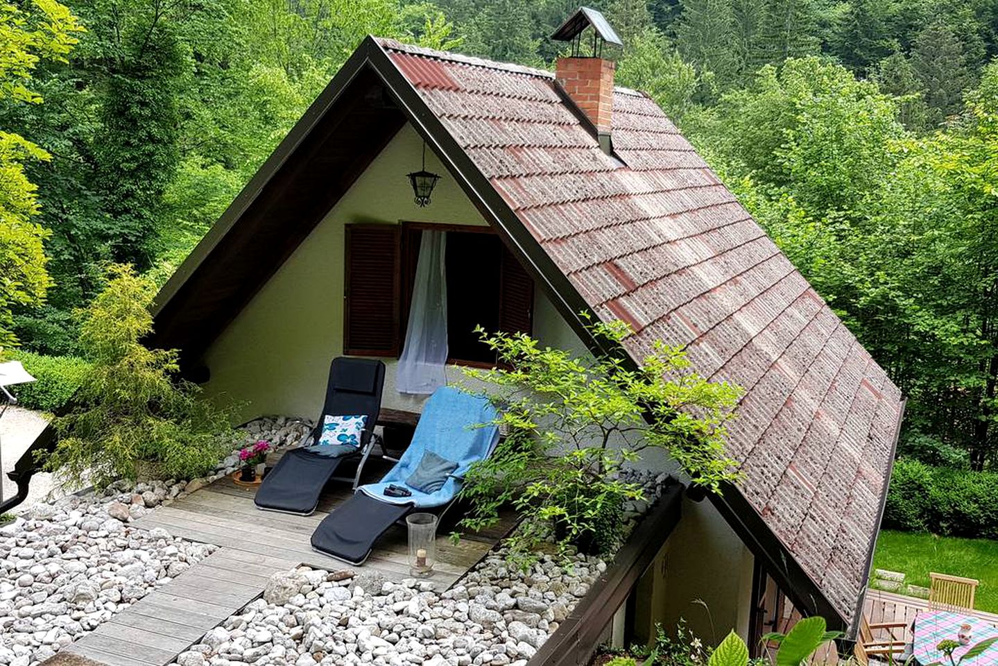 Family Friendly Chalet Getaway on a Private Glade in the Gorge near Ljubljana, Slovenia