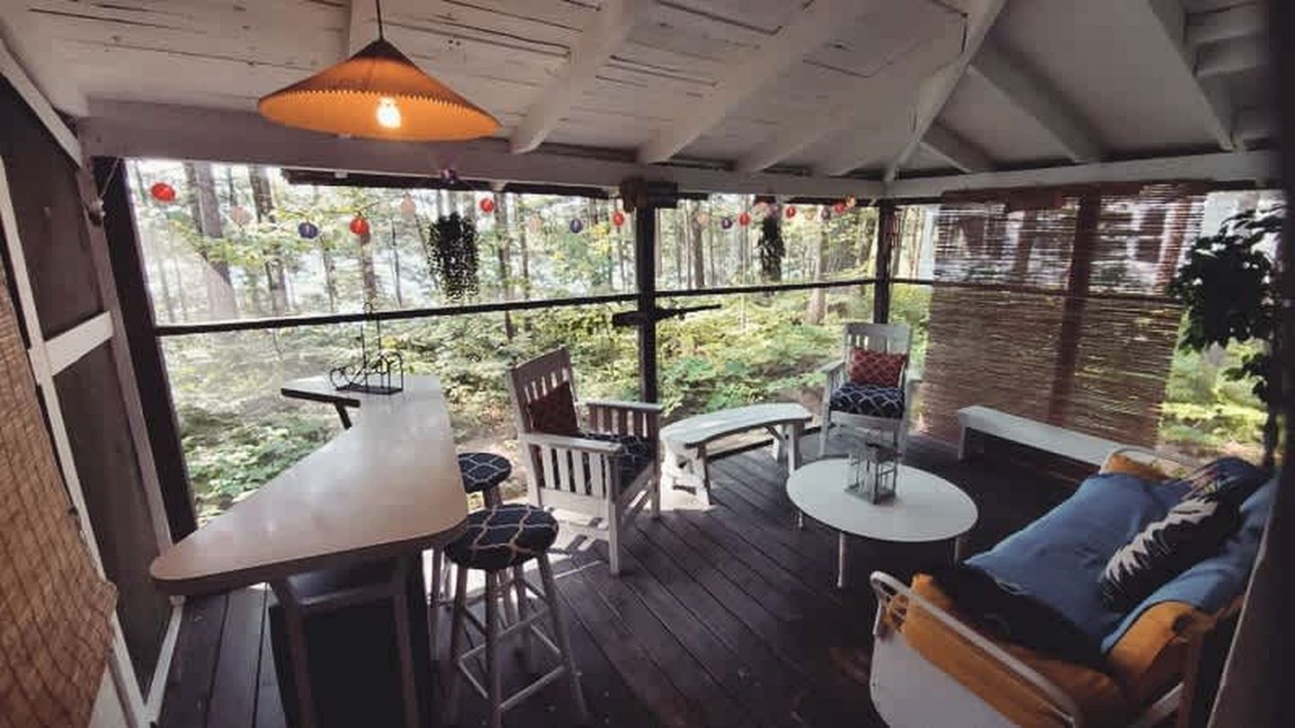 Cozy Spacious Cottage on Private Island for an Unforgettable Family Adventure on Brantingham Lake, New York