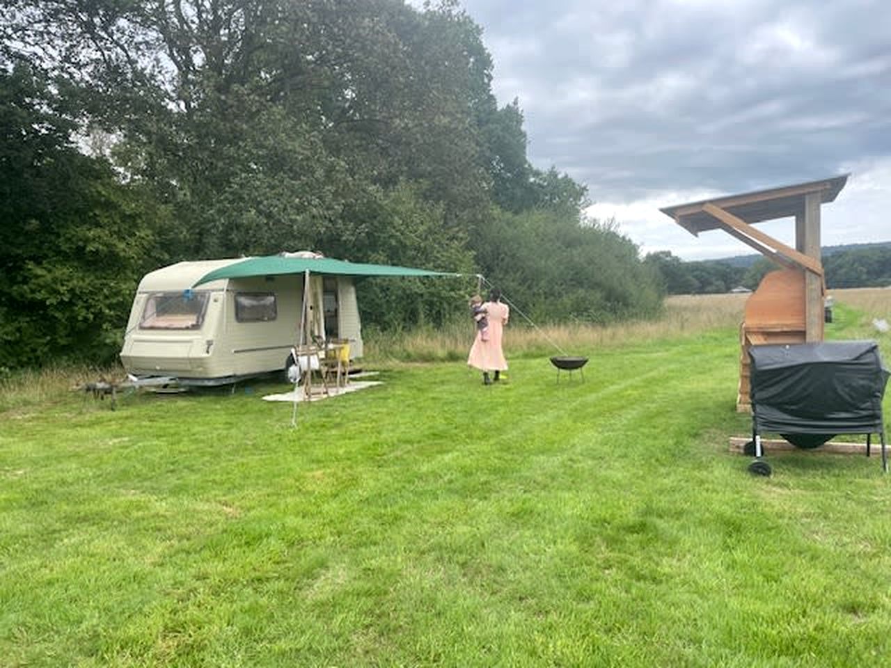 Peaceful Countryside Caravan Escape with Outdoor Living in England, United Kingdom