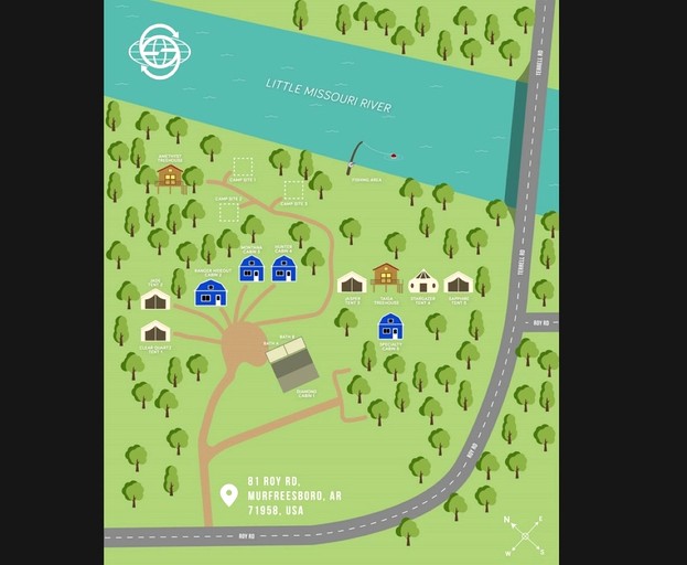 Safari Tents (United States of America, Murfreesboro, Arkansas)
