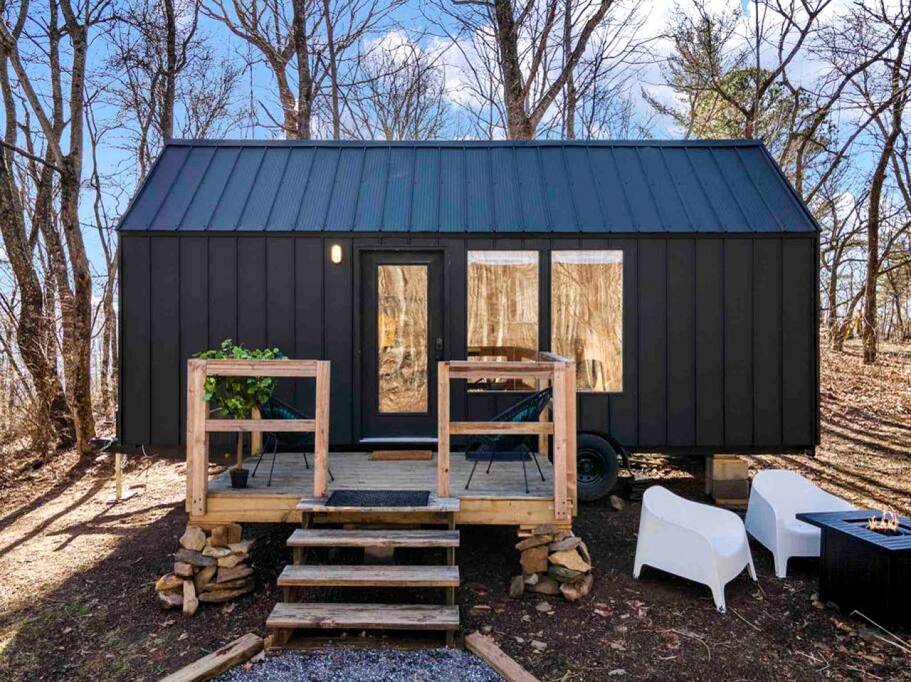 Incredible Tiny House with Fire Pit in Swannanoa, North Carolina