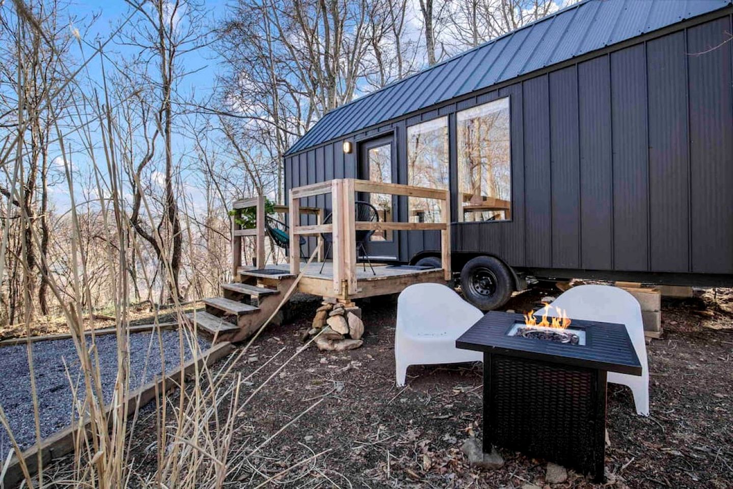 Incredible Tiny House with Fire Pit in Swannanoa, North Carolina