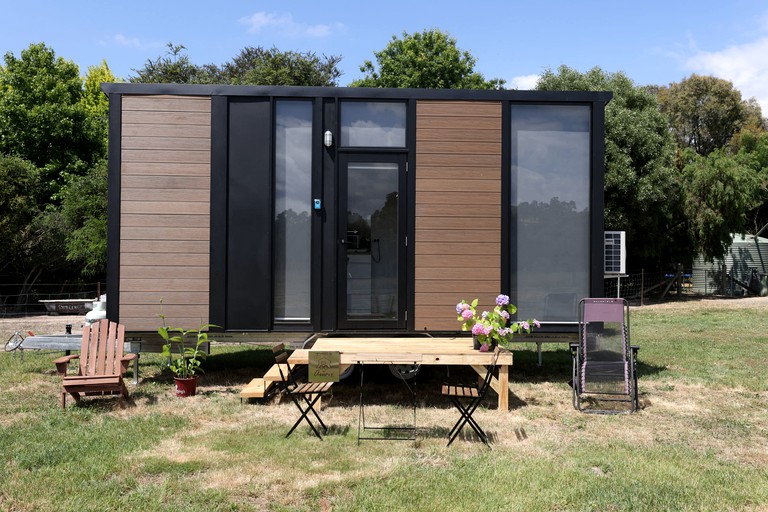 Victoria Tiny House for Couples Glamping on a Homestead