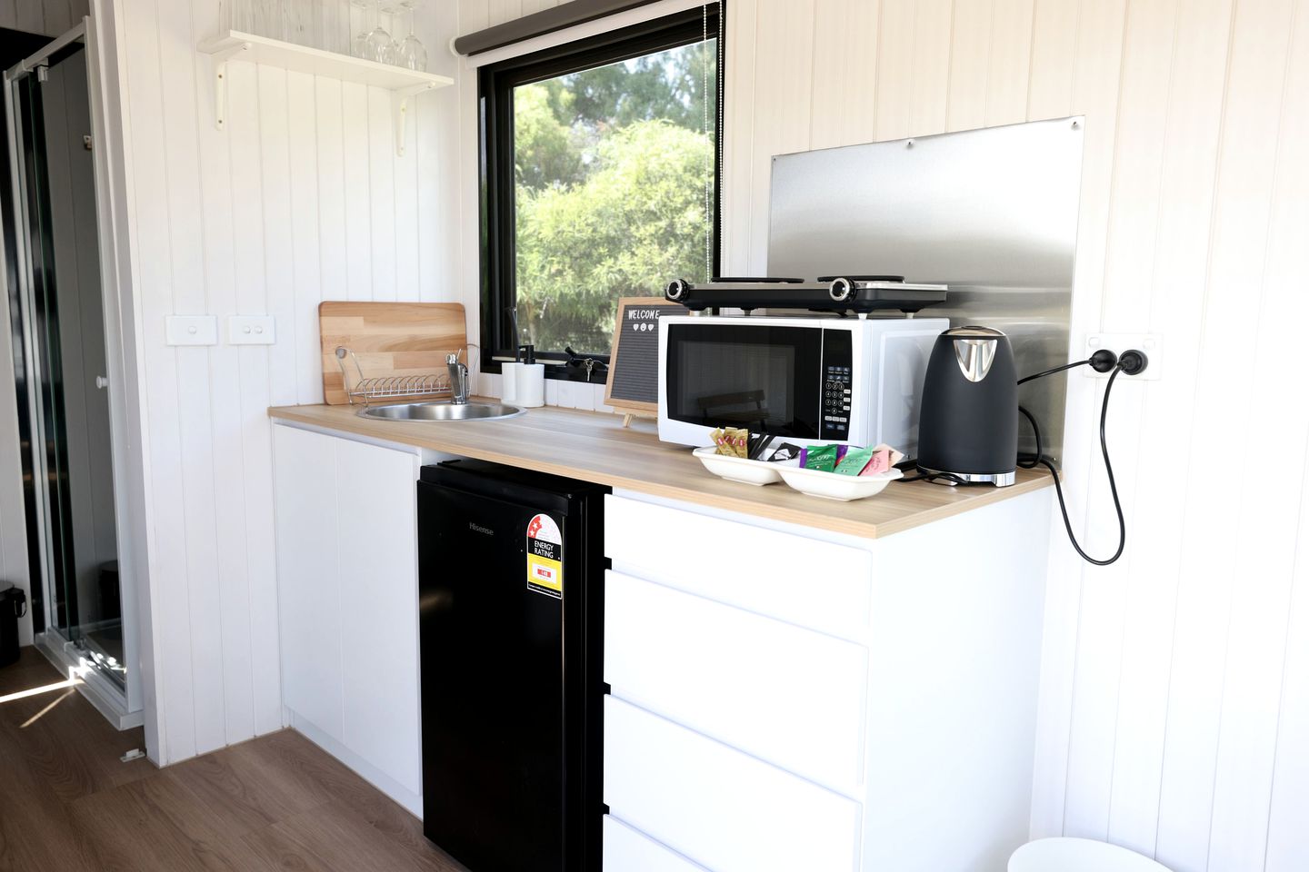 Victoria Tiny House for Couples Glamping on a Homestead