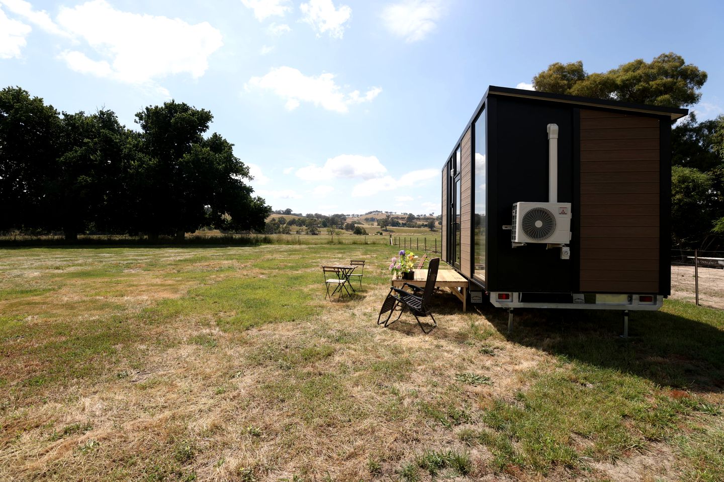 Victoria Tiny House for Couples Glamping on a Homestead