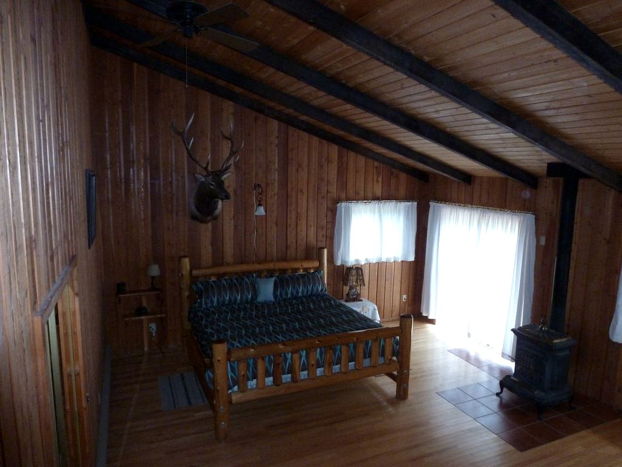 Mountain Ranch House near Big Hole River in Butte, Montana