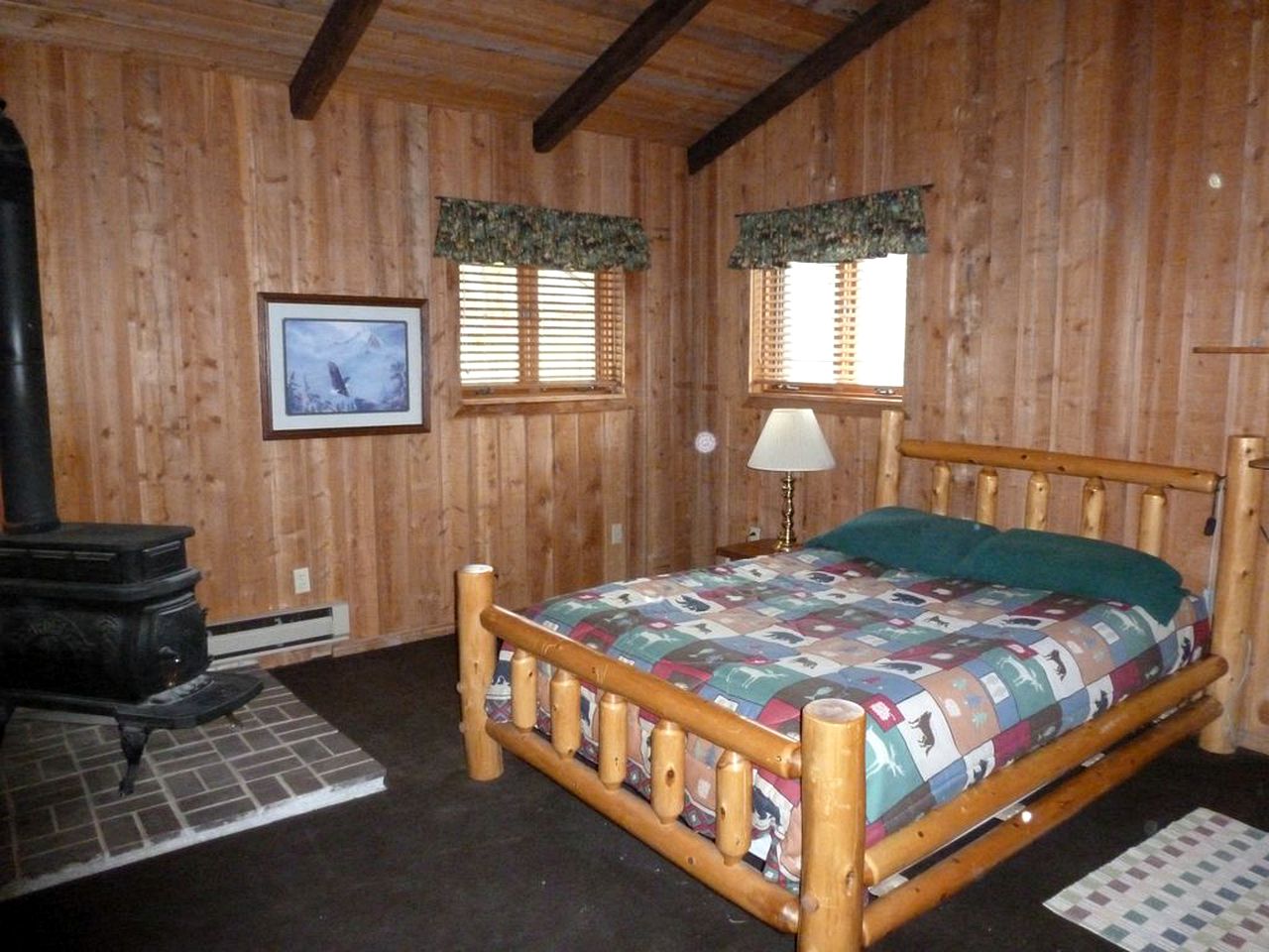 Mountain Ranch House near Big Hole River in Butte, Montana