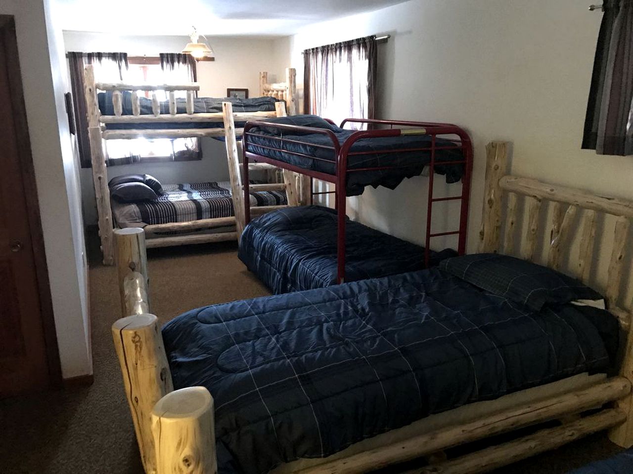 Mountain Ranch House near Big Hole River in Butte, Montana