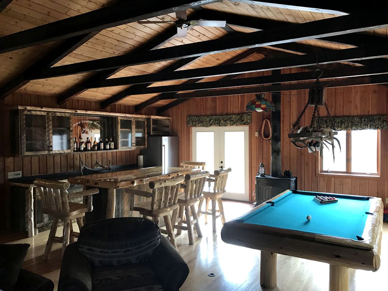 Mountain Ranch House near Big Hole River in Butte, Montana