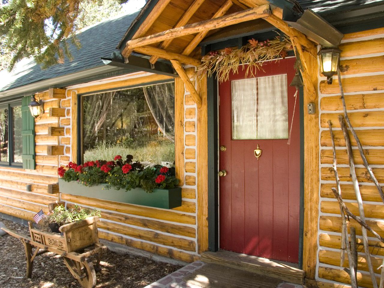 Forested Log Cabin Rental in Mountain Town for Weekend Trip from Denver