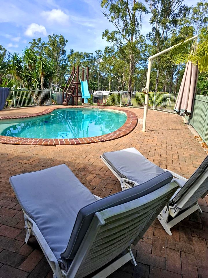 Cozy Farmstay Tiny House with Wildlife Encounters and Pool Near Bundaberg, QLD