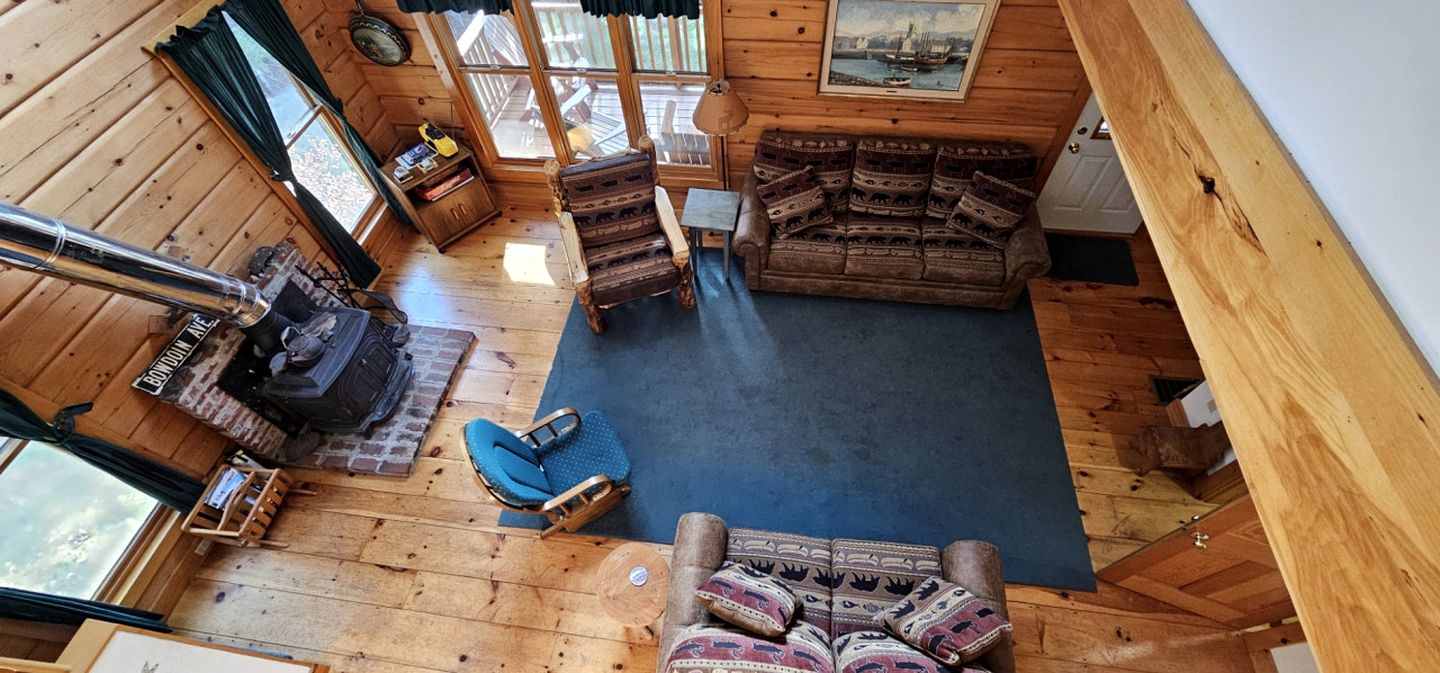 Impressive Cabin with Stunning Forest Sights in Lily Bay Township, Maine