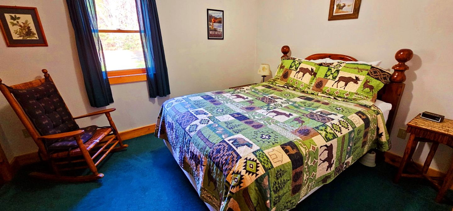 Impressive Cabin with Stunning Forest Sights in Lily Bay Township, Maine