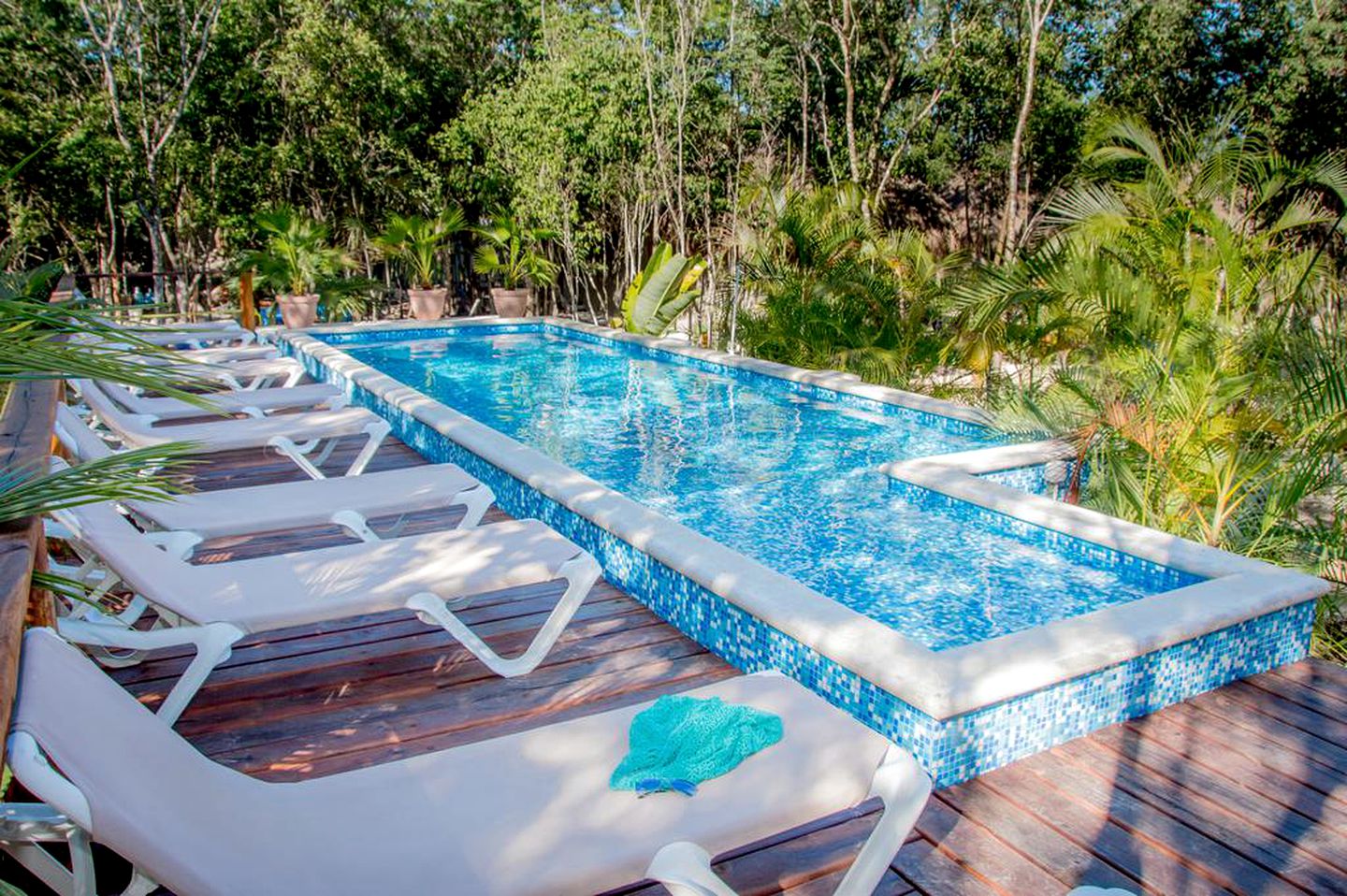 Tropical Bungalow Rentals with Luxurious Shared Pool in Tulum, Mexico