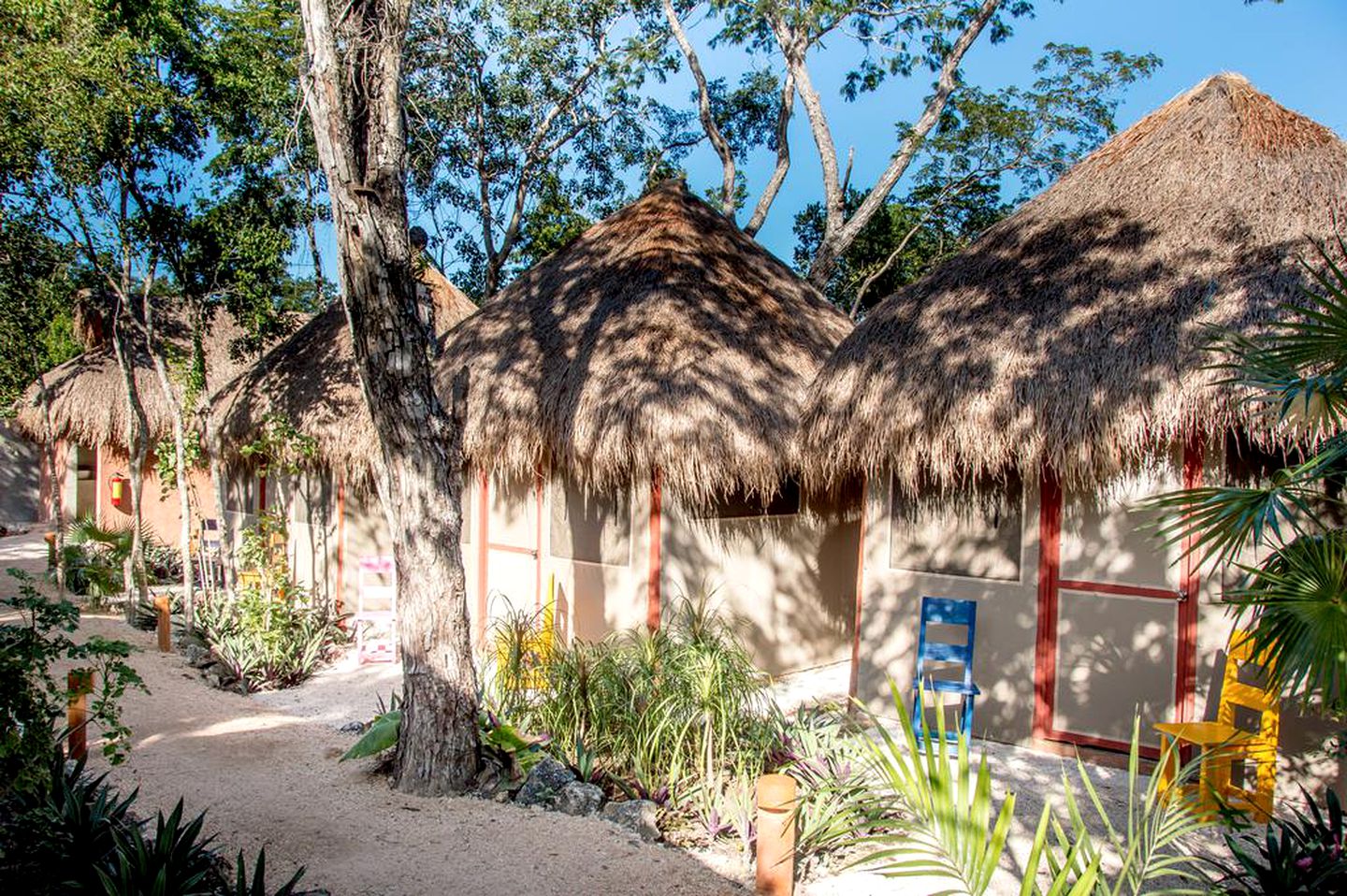 Huts (Tulum, Quintana Roo, Mexico)