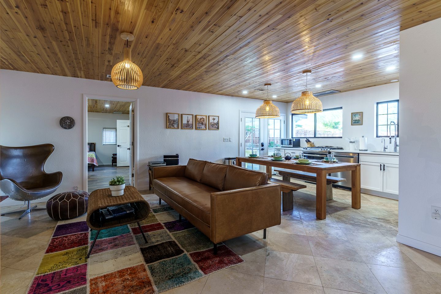 Japanese-Inspired Desert Retreat with 3 King Beds, Scenic Views & Modern Comforts in Joshua Tree, California