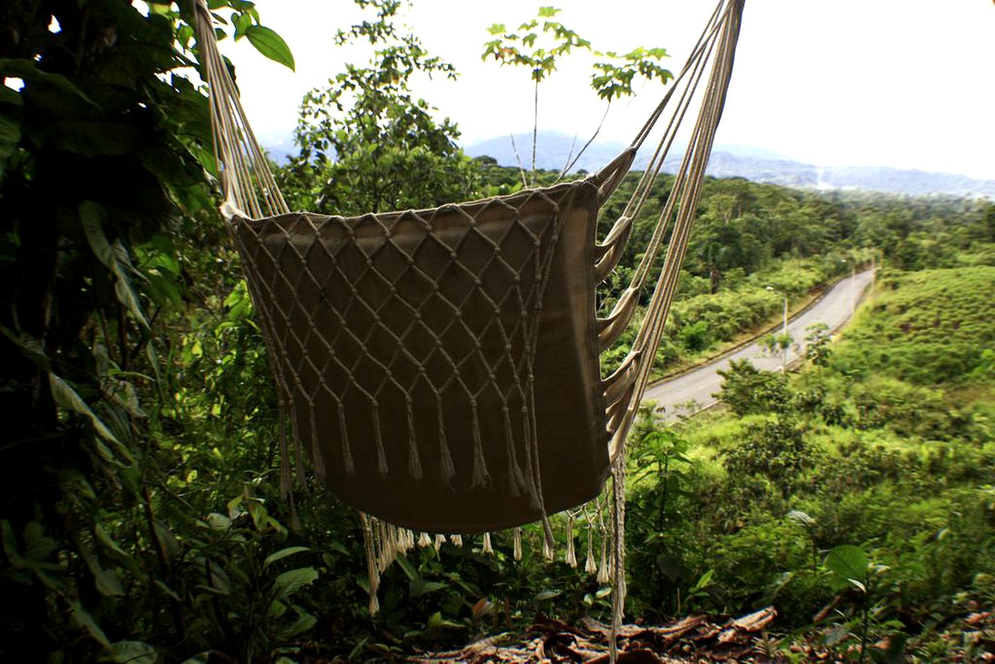 Simple A-Frame Cabin Rental with Incredible Mountain Views in Tena, Ecuador