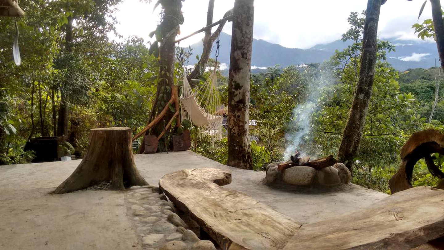 Rustic Bungalow Rental for Unique Vacation in Heart of Jungle in Tena, Ecuador