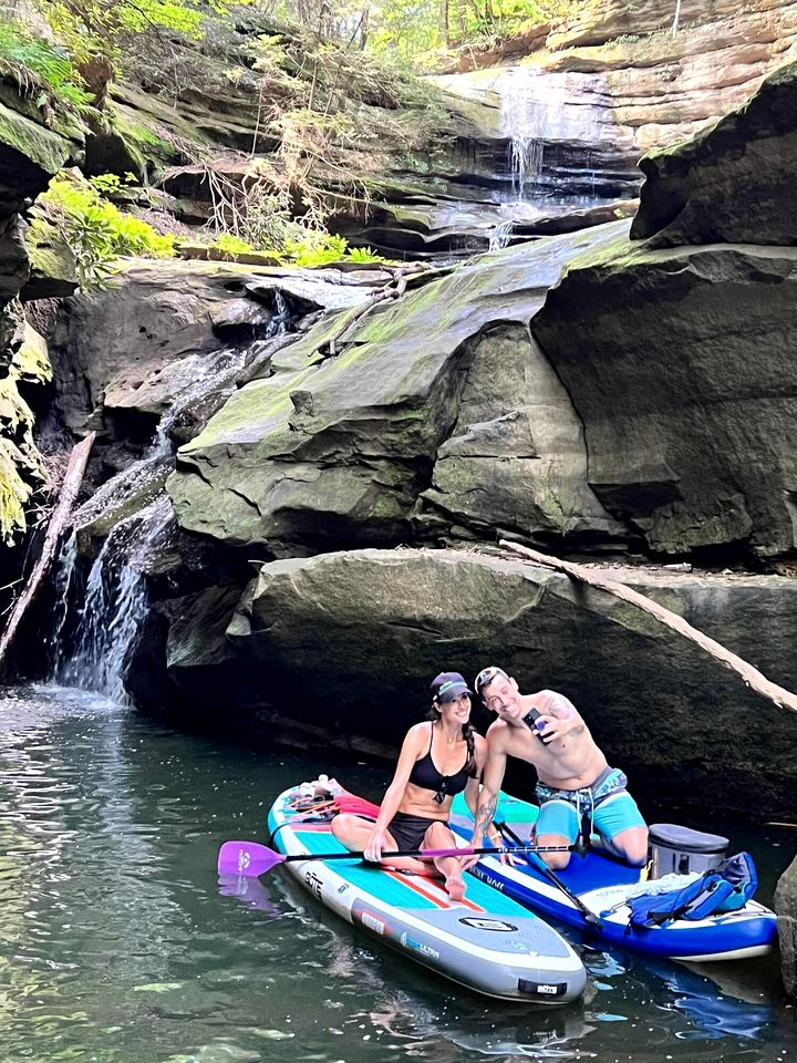 Safari Tent Glamping in Kentucky with AC and Access to Biking Trails