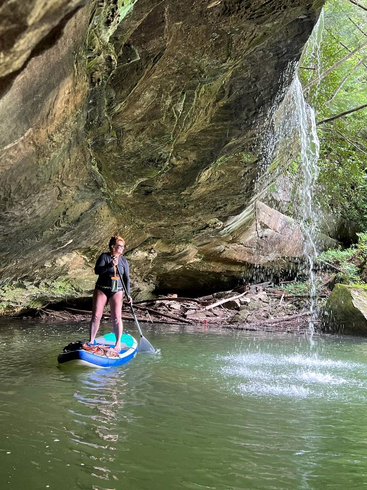 Safari Tent Glamping in Kentucky with AC and Access to Biking Trails