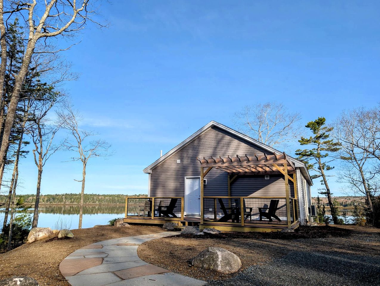 Stunning Waterfront Beach House with Private Beach and Fire Pits near Bar Harbor, Ellsworth Maine